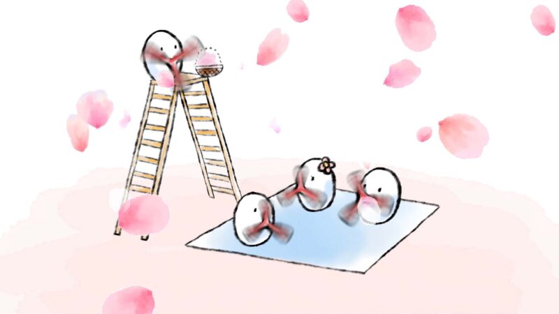 カンテレ ハチエモン「お花見」