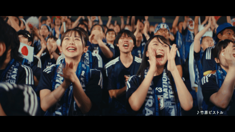 セゾンカード　日本代表応援「一緒に歴史を、つくりにいこう。」篇